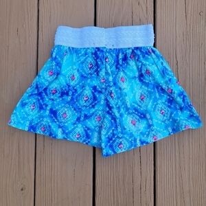 3/$15 Derek Heart Girl's Blue Geo Flowy Shorts